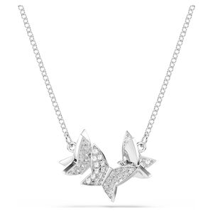 Swarovski Silver Necklace with Crystal Charms